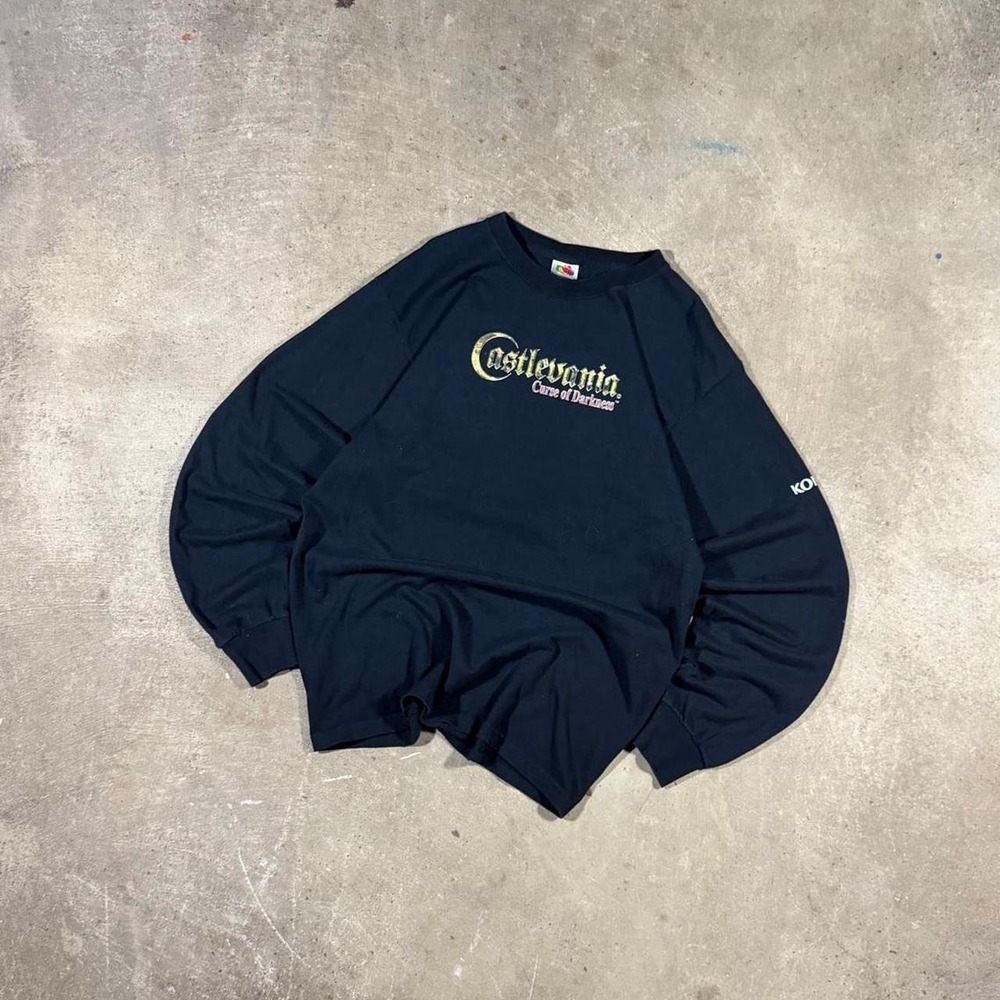 grail castlevania late 90s early 2000s promo long sleeve konami video game shirt - Picture 1 of 6